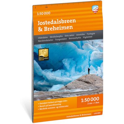 Calazo Turkart Jostedalsbreen & Breheimen 1:50.000 Calazo Turkart Jostedalsbreen & Breheimen 1:50.000
