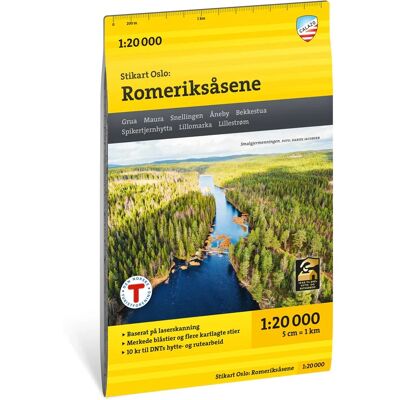 Calazo Oslo: Romeriksåsene Stikart 1:20 000 Calazo Oslo: Romeriksåsene Stikart 1:20 000