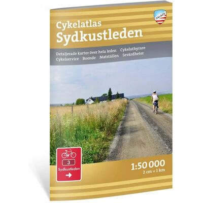 Calazo International Sydkustleden Sykkelatlas 1:50 000 Calazo International Sydkustleden Sykkelatlas 1:50 000