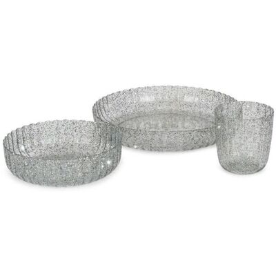 Konges Sløjd Dinner Set Glitter Sparkling Blue Konges Sløjd Dinner Set Glitter Sparkling Blue
