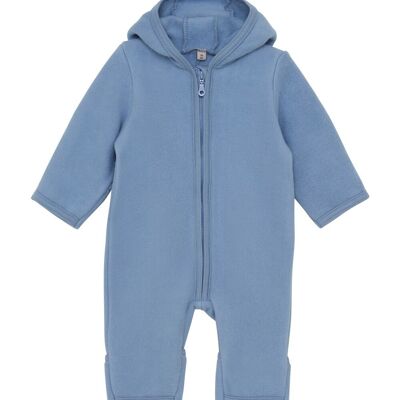 HUTTEliHUT Dress Med Ører Bomullsfleece Windward Blue (68 / 6 mnd) HUTTEliHUT Dress Med Ører Bomullsfleece Windward Blue (68 / 6 mnd)