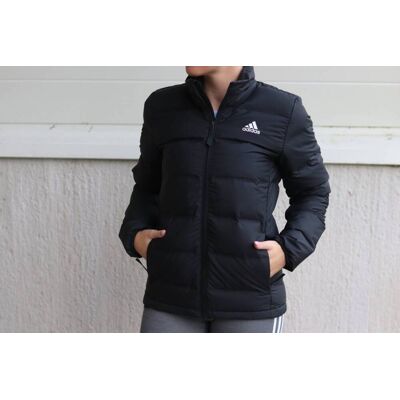 Adidas Sort W Helionic 3S Jakke (S) Adidas Sort W Helionic 3S Jakke (S)