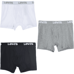 Levis 3-Pack Boxer Briefs Hvit Komfortabel Passform (L) Levis 3-Pack Boxer Briefs Hvit Komfortabel Passform (L)