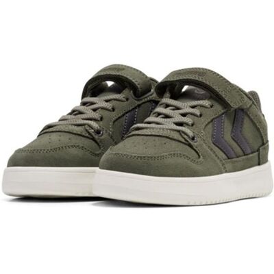 Hummel Sneaker St. Power Play Suede Dusty Olive (28) Hummel Sneaker St. Power Play Suede Dusty Olive (28)