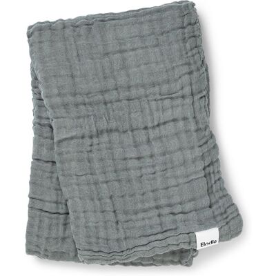 Elodie Crinkled Blanket Deco Turquoise Elodie Crinkled Blanket Deco Turquoise