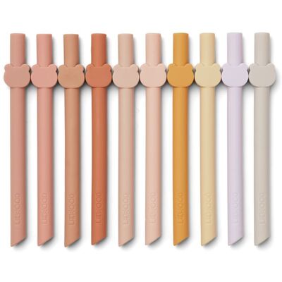 Liewood Badu Sugerør 10pk. Rose Multi Mix Liewood Badu Sugerør 10pk. Rose Multi Mix
