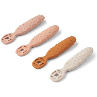 Liewood Caelia Læreskje Til Baby, 4 Pk. Rosa Multimiks Liewood Caelia Læreskje Til Baby, 4 Pk. Rosa Multimiks