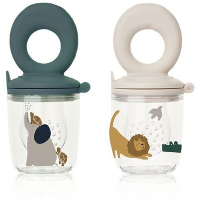 Liewood Miranda Food Feeder, 2pk. All Together/sandy Liewood Miranda Food Feeder, 2pk. All Together/sandy