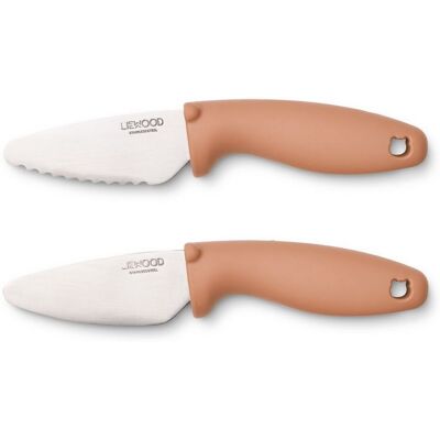 Liewood Perry Kjøkkenkniv Sett - 2 stk - Toscana Rose - For Barn Liewood Perry Kjøkkenkniv Sett - 2 stk - Toscana Rose - For Barn