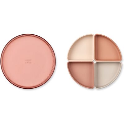 Liewood Shawn Divider Plate Pale Tuscany Multimix Liewood Shawn Divider Plate Pale Tuscany Multimix