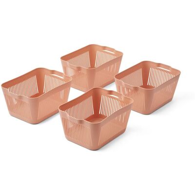 Liewood Makeeva Oppbevaringskurver, 4pk. Rosa Liewood Makeeva Oppbevaringskurver, 4pk. Rosa