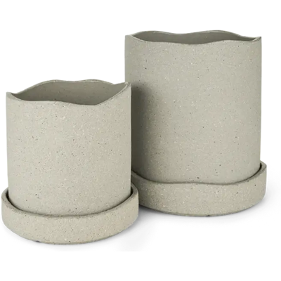 Ferm Living Uneru Pot Grå (Ø13) Ferm Living Uneru Pot Grå (Ø13)
