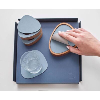 LindDna Glass Mat Curve - Dobbeltsidig (Sand/brun) LindDna Glass Mat Curve - Dobbeltsidig (Sand/brun)