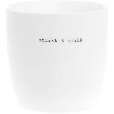 Sögne Home Søgne Krus - "Strikk Og Drikk" Sögne Home Søgne Krus - "Strikk Og Drikk"