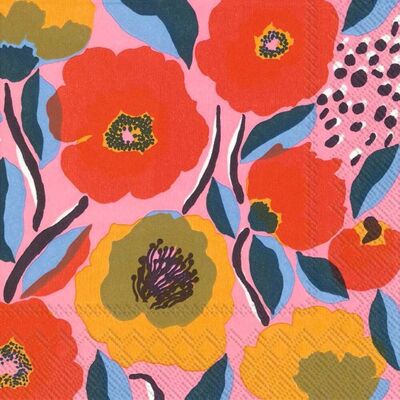Vinding Servietter - Marimekko Rosarium Rose Lunch Vinding Servietter - Marimekko Rosarium Rose Lunch