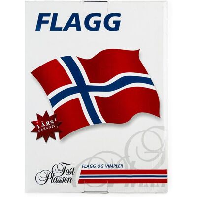 Norgesmoppen - Festplassen - Bla Norges Flagg 250cm - 7-8 Meters Stang Norgesmoppen - Festplassen - Bla Norges Flagg 250cm - 7-8 Meters Stang