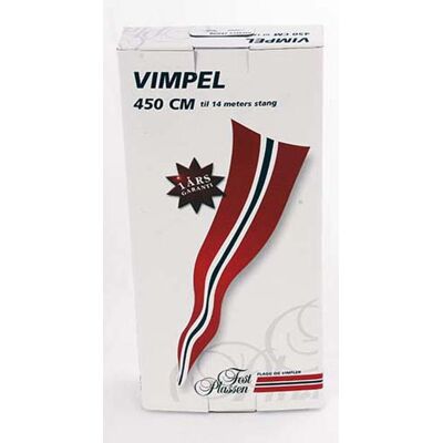 Norgesmoppen - Festplassen - Bla Flagg Vimpel 450cm - 13-14 Meter Stang - Premium Norgesmoppen - Festplassen - Bla Flagg Vimpel 450cm - 13-14 Meter Stang - Premium