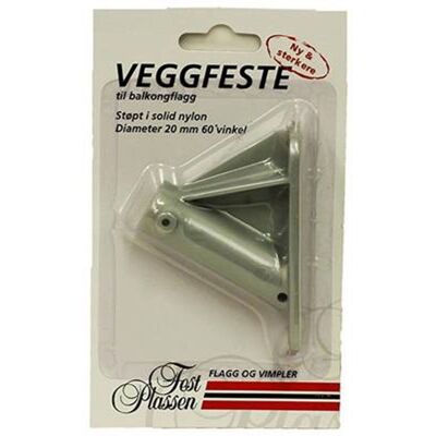 Norgesmoppen - Festplassen - Bla Veggfeste For Flagg 20mm 60`Vinkel Norgesmoppen - Festplassen - Bla Veggfeste For Flagg 20mm 60`Vinkel