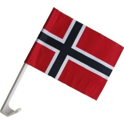 Schutz AS Norsk Bilflagg - Flagg Til Å Feste På Bilen - 2-Pk Schutz AS Norsk Bilflagg - Flagg Til Å Feste På Bilen - 2-Pk