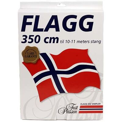 Norgesmoppen - Festplassen - Bla Norges Flagg 350cm Passer Til 10 Til 11 Meter Stang Norgesmoppen - Festplassen - Bla Norges Flagg 350cm Passer Til 10 Til 11 Meter Stang