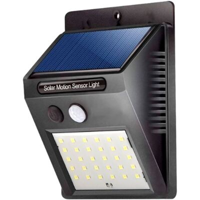 Solcelle Lampe Med Bevegelsessensor 30led, 240 Lumen Solcelle Lampe Med Bevegelsessensor 30led, 240 Lumen