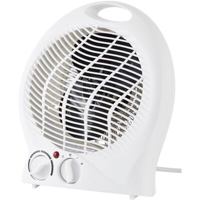 Schou Norge AS Vifteovn 1000-2000 Watt Med Termostat - Praktisk Liten Hvit Ovn - Day Schou Norge AS Vifteovn 1000-2000 Watt Med Termostat - Praktisk Liten Hvit Ovn - Day