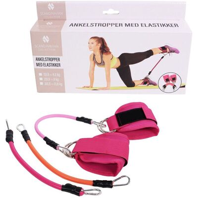 Stock Group Smart Ankelstropper Med Elastiske Strikk 4,5-9-13,6kg Motstand Stock Group Smart Ankelstropper Med Elastiske Strikk 4,5-9-13,6kg Motstand