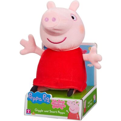 Peppa Gris Plysj Med Lyd - Lekebamse Med Lyd Peppa Gris Plysj Med Lyd - Lekebamse Med Lyd