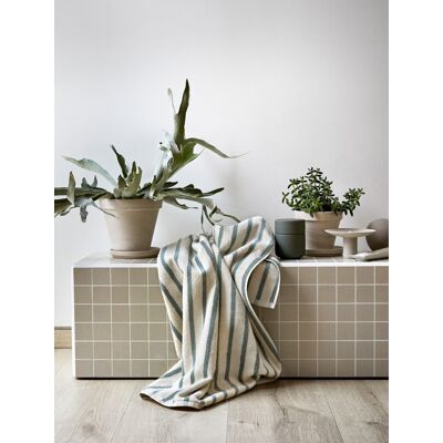 Høie of Scandinavia Everyday Stripe badehåndkle aqua 70 x 140 cm Høie of Scandinavia Everyday Stripe badehåndkle aqua 70 x 140 cm