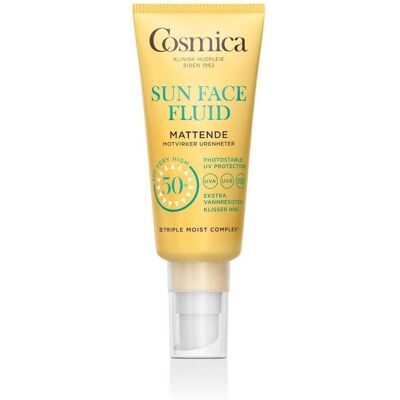 Cosmica Sun Face Fluid F50+ 40 Ml Cosmica Sun Face Fluid F50+ 40 Ml