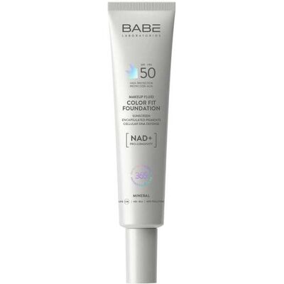 Babé Color Fit Foundation Sunscreen Spf50 40ml Babé Color Fit Foundation Sunscreen Spf50 40ml