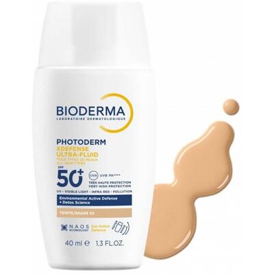Bioderma Photoderm X-Defense Ultra-Flytende Spf50+ 02 Light 40ml Bioderma Photoderm X-Defense Ultra-Flytende Spf50+ 02 Light 40ml