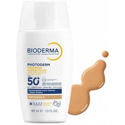 Bioderma Photoderm X-Defense Ultra-Flytende Spf50+ 03 Gold 40ml Bioderma Photoderm X-Defense Ultra-Flytende Spf50+ 03 Gold 40ml