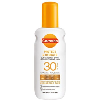 Carroten Protect & Hydrate Beskyttende Og Fuktgivende Melkespray Spf30 200ml Carroten Protect & Hydrate Beskyttende Og Fuktgivende Melkespray Spf30 200ml