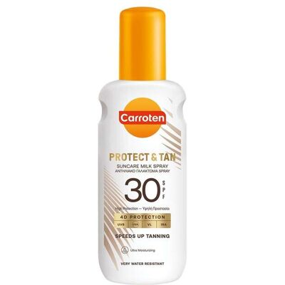 Carroten Protect & Tan Beskyttende Solmelk Spray Spf30 200ml Carroten Protect & Tan Beskyttende Solmelk Spray Spf30 200ml