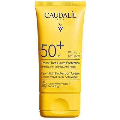 Caudalie Vinosun Protect Solkrem Med Svært Høy Beskyttelse Spf50+ 50ml Caudalie Vinosun Protect Solkrem Med Svært Høy Beskyttelse Spf50+ 50ml