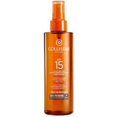 Collistar Supersolbruning Fuktgivende Tørrolje Spf15 200ml Collistar Supersolbruning Fuktgivende Tørrolje Spf15 200ml