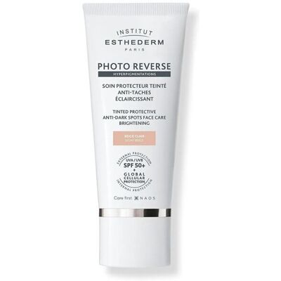 Esthederm Sun Photo Reverse Fargelagt Beskyttende Ansiktspleie Mot Mørke Flekker Light Beige Spf50+ 50ml Esthederm Sun Photo Reverse Fargelagt Beskyttende Ansiktspleie Mot Mørke Flekker Light Beige Spf50+ 50ml