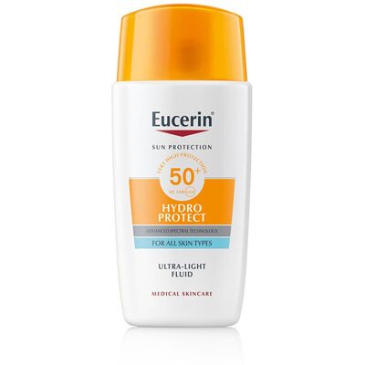 Eucerin Sun Hydro Protect Ultralett Fluid Spf50+ Solkrem 50ml Eucerin Sun Hydro Protect Ultralett Fluid Spf50+ Solkrem 50ml