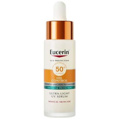 Eucerin Sun Oil Control Dry Touch Ultralett Uv-Serum Solkrem Spf50+ 50ml Eucerin Sun Oil Control Dry Touch Ultralett Uv-Serum Solkrem Spf50+ 50ml