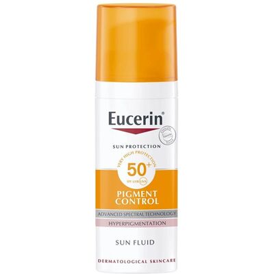 Eucerin Sun Pigment Control Solfluid Spf50+ Solkrem 50ml Eucerin Sun Pigment Control Solfluid Spf50+ Solkrem 50ml