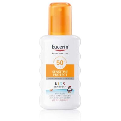 Eucerin Sun Sensitive Protect Kids Solkremspray Spf50+ 200ml Eucerin Sun Sensitive Protect Kids Solkremspray Spf50+ 200ml