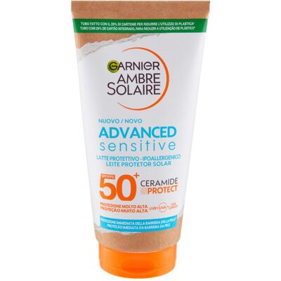 Garnier Ambre Solaire Advanced Sensitive Solkrem Spf50+ 175ml Garnier Ambre Solaire Advanced Sensitive Solkrem Spf50+ 175ml