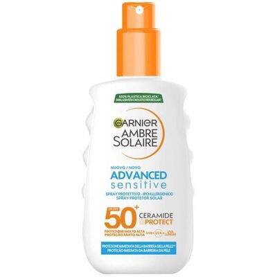 Garnier Ambre Solaire Sensitive Advanced Solspray Spf50+ 150ml Garnier Ambre Solaire Sensitive Advanced Solspray Spf50+ 150ml