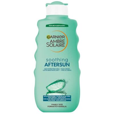 Garnier Ambre Solaire Beroligende After Sun 24-Timers Fuktighetsgivende Melk 400 Ml Garnier Ambre Solaire Beroligende After Sun 24-Timers Fuktighetsgivende Melk 400 Ml