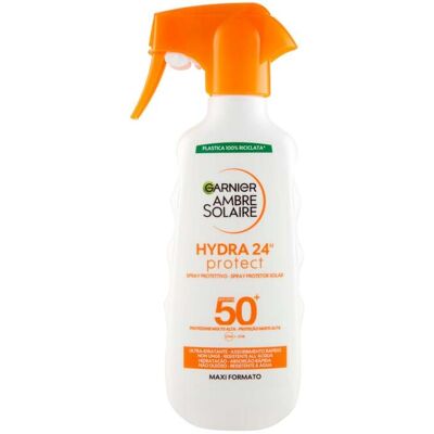 Garnier Ambre Solaire Hydra 24t Beskyttende Spray Spf50+ 270ml Garnier Ambre Solaire Hydra 24t Beskyttende Spray Spf50+ 270ml