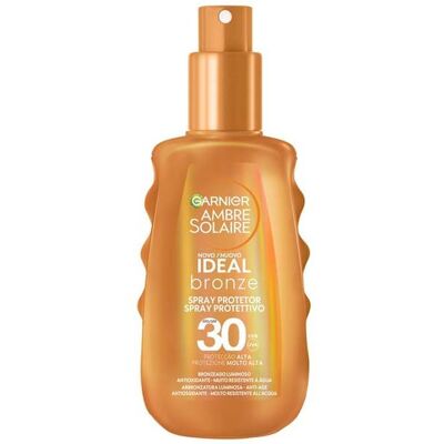 Garnier Ambre Solaire Ideal Bronze Beskyttende Spray Spf30 150ml Garnier Ambre Solaire Ideal Bronze Beskyttende Spray Spf30 150ml