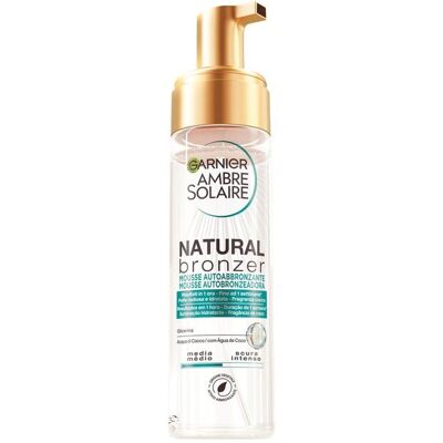 Garnier Ambre Solaire Natural Bronzer Selvbruningsmousse 200ml Garnier Ambre Solaire Natural Bronzer Selvbruningsmousse 200ml