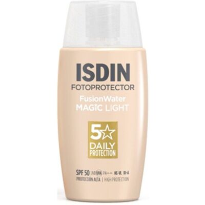ISDIN Fotoprotector Fusion Water Magic Solkrem Spf50 Color Light 50ml ISDIN Fotoprotector Fusion Water Magic Solkrem Spf50 Color Light 50ml