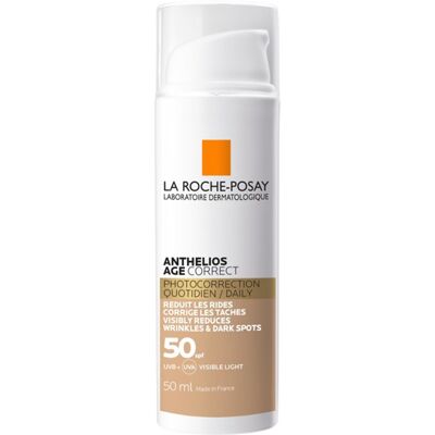 La Roche-Posay Anthelios Age Correct Tonet Gel-Krem Spf50 Solkrem 50ml La Roche-Posay Anthelios Age Correct Tonet Gel-Krem Spf50 Solkrem 50ml